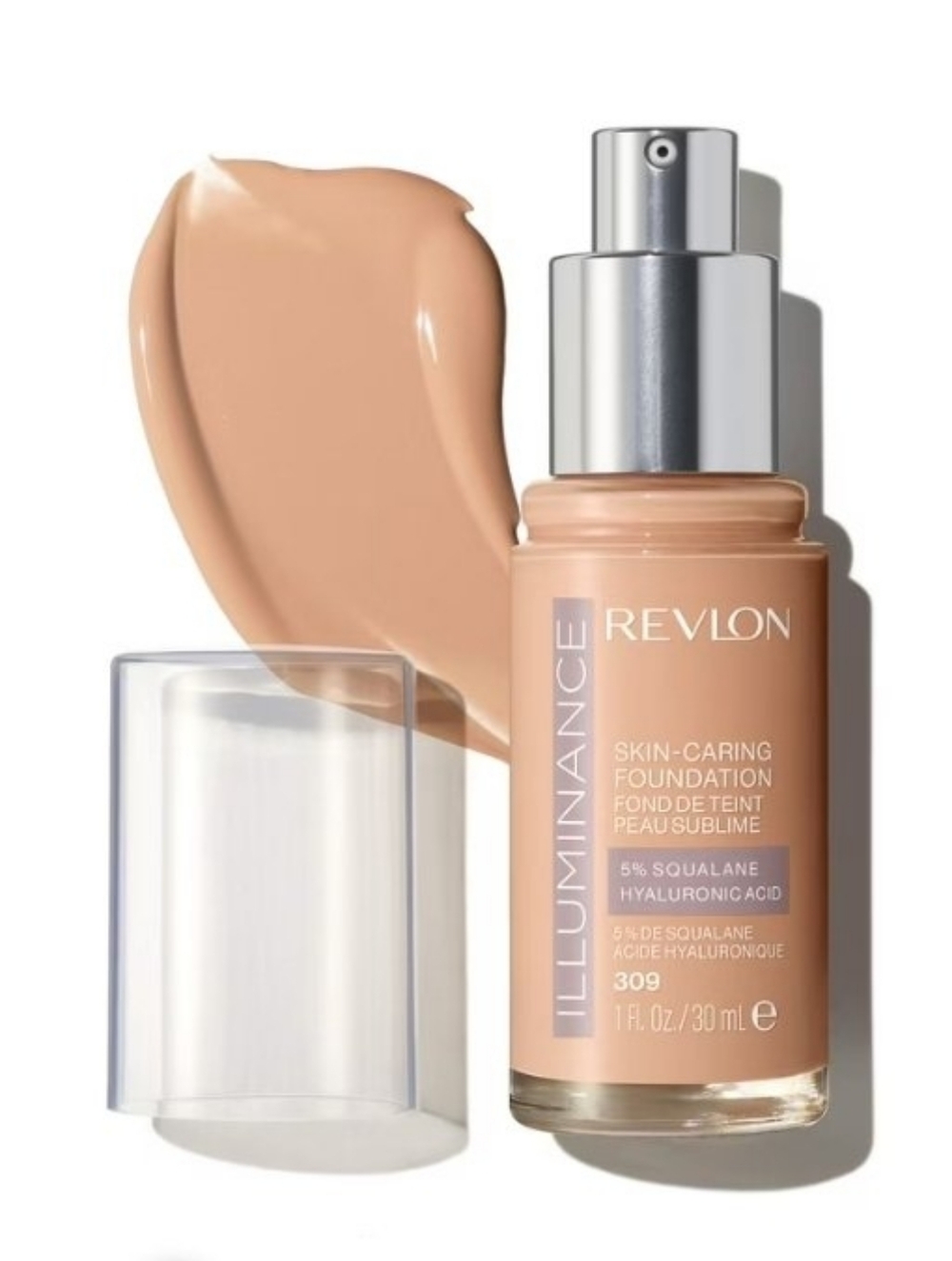 💛 Revlon Illuminance Skin-Caring Foundation Hyaluronic Acid 309 New